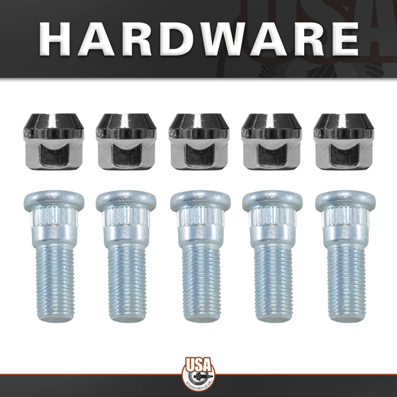 Rear Axle Kit Fits Dana M35 Diff 27 Spline RH w/ABS 29-1/4" Long