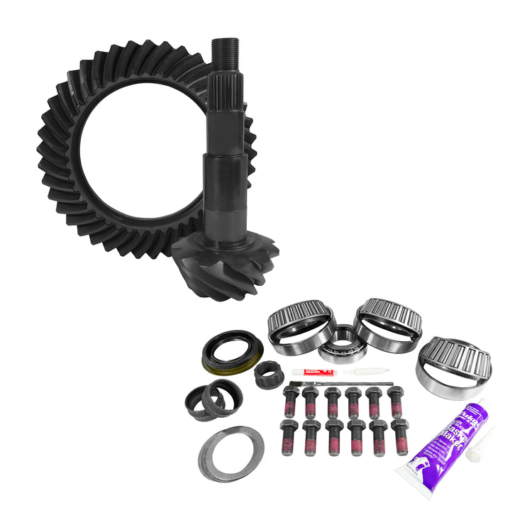 11.5" AAM 4.56 Rear Ring & Pinion, Install Kit, 4.125" OD Pinion Bearing