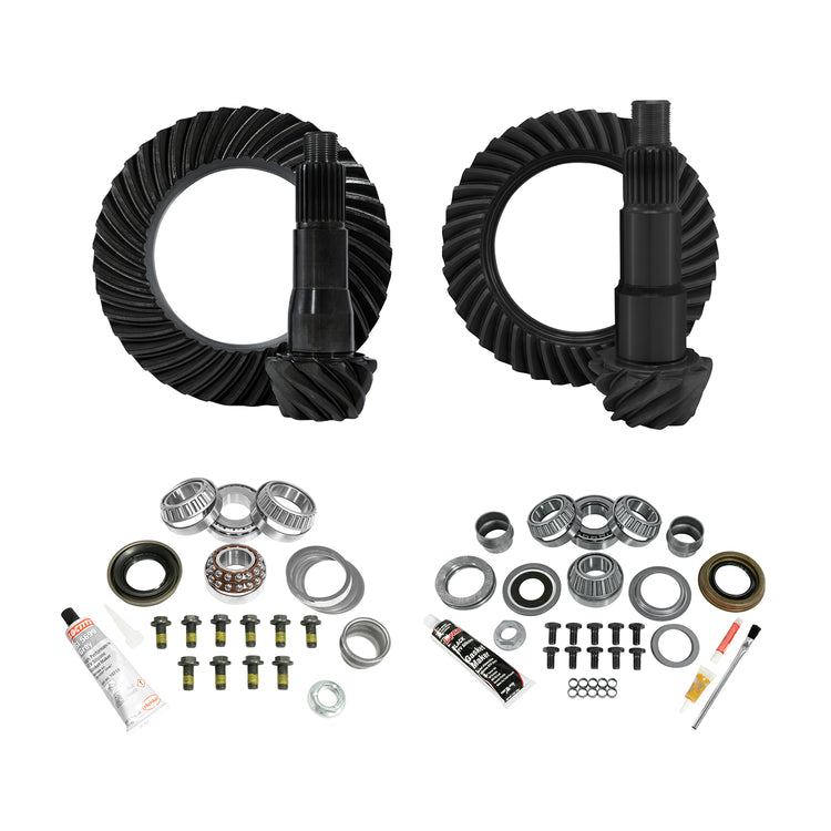 Yukon Re-Gear and Install Kit, D30 front/D35 rear, Jeep JL non-Rubicon, 4.11