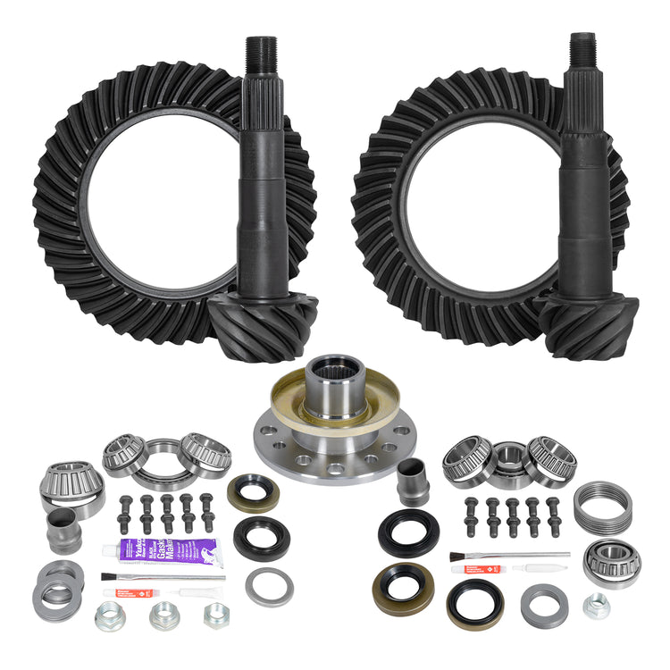 Ring & Pinion Gear Kit Package Front & Rear with Install Kits - Toyota 8/7.5R