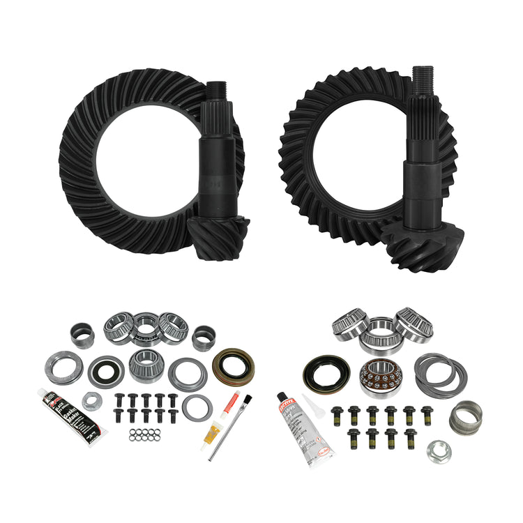 Yukon Re-Gear and Install Kit, D30 front/D44 rear, Jeep JL non-Rubicon, 3.73