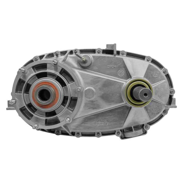 Remanufactured NV144 Transfer Case, 2004-07 Dodge Durango, 2007 Aspen, 32 Spline Rear Slip Yoke, Exposed Spline Front Output, Single Speed, Electric Shift, With Shift Motor