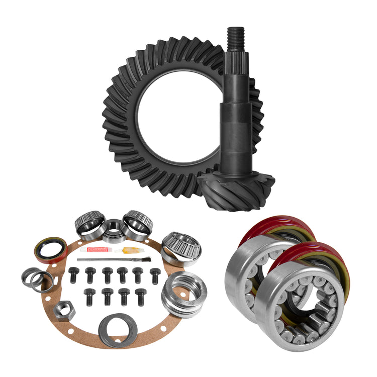 8.5" GM 4.56 Rear Ring & Pinion, Install Kit, Axle Bearings, 1.78" Case Journal