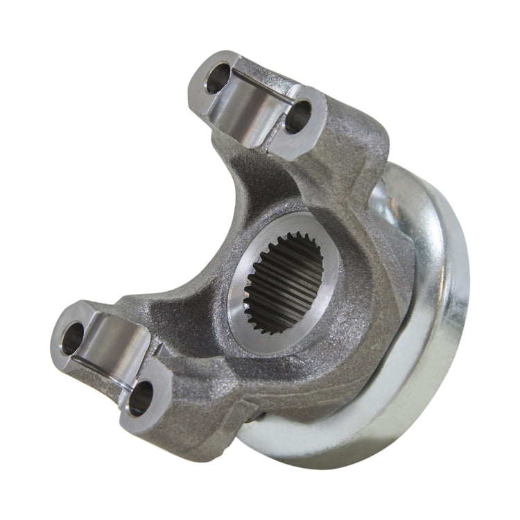 Yukon yoke for GM 8.2" with a 1310 U/Joint size. This yoke uses u-bolts.