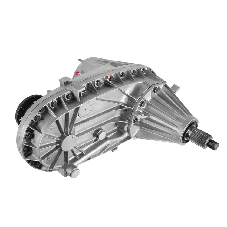 Remanufactured NP271 Transfer Case, Upgraded Heavy Duty Replacement, 2007-10 Dodge Ram 3500, Manual Transmission or 6.7L Diesel With Automatic Transmission, Bolt On Rear Yoke, 1.5" Hex Position Switch