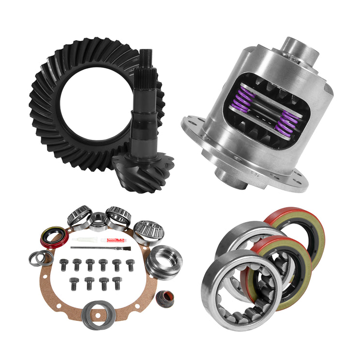 8.8" Ford 3.55 Rear Ring & Pinion, Install Kit, 31spl Posi, 2.53" Axle Bearings