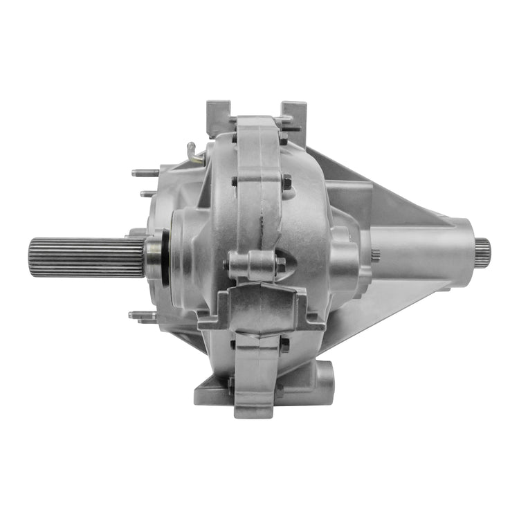Remanufactured NV144 Transfer Case, 2004-07 Dodge Durango, 2007 Aspen, 32 Spline Rear Slip Yoke, Exposed Spline Front Output, Single Speed, Electric Shift, With Shift Motor