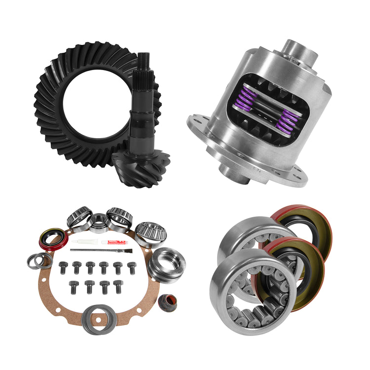 8.8" Ford 3.55 Rear Ring & Pinion, Install Kit, 31spl Posi, 2.99" Axle Bearings
