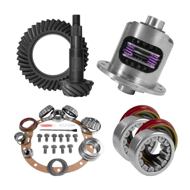 8.6" GM 4.88 Rear Ring & Pinion, Install Kit, 30spl Posi, Axle Bearings & Seals