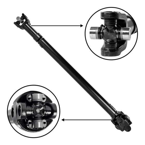 NEW USA Standard Front Driveshaft for Wrangler, 38-1/4" Center to Center