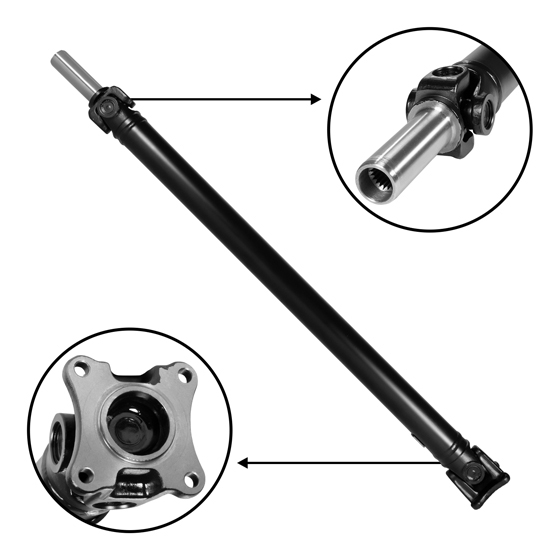 NEW USA Standard Rear Driveshaft for Mazda Miata , 41.25" Overall Length