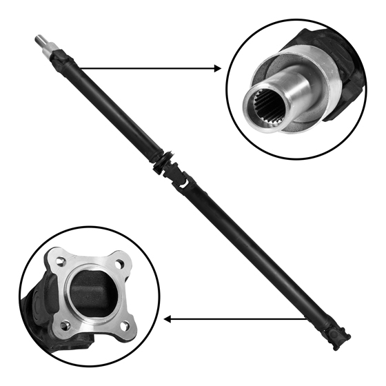 NEW USA Standard Rear Driveshaft for Subaru Legacy, 62.25" Overall Length