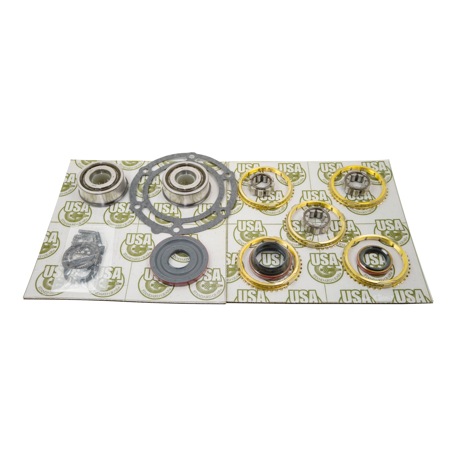 Manual Transmission GETRAG Bearing Kit 1988-1989 GM Truck 1st Design 3-Piece input and output bearings, w/ Synchros