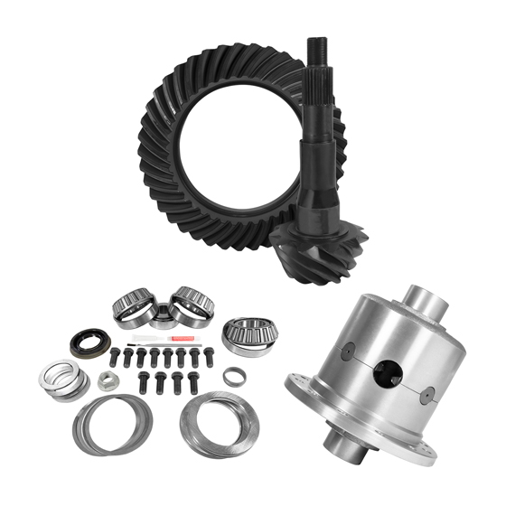 10.5" Ford 4.11 Rear Ring & Pinion, Install Kit, 35 Spline Posi