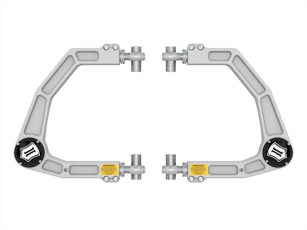 ICON 2022-2025 Toyota Tundra/2023-2025 Toyota Sequoia, Billet Upper Control Arm Kit, w/ Delta Joint Pro