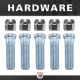 Rear Axle Kit Fits GM 8.5" Diff 30 Spline 30-3/8" Long 12mm Studs