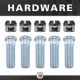 Rear Axle Kit Fits GM 8.5" Diff 28 Spline 31-5/16" Long