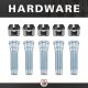 Rear Axle Kit Fits Ford 8.8" Diff 31 Spline 5 Lug 30-3/4" Long