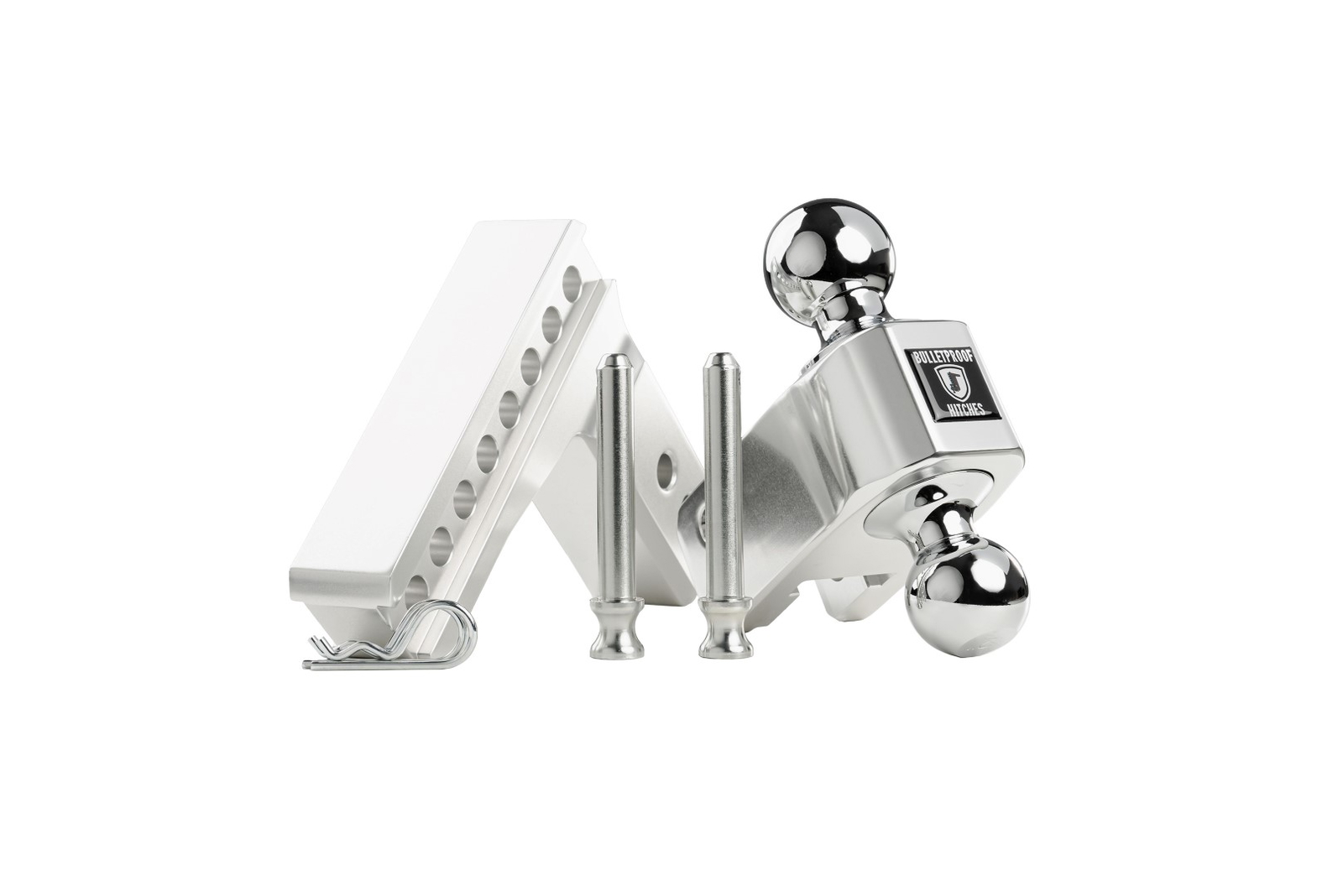 BulletProof 2.5" Aluminum Medium Duty 4" Drop/Rise Hitch