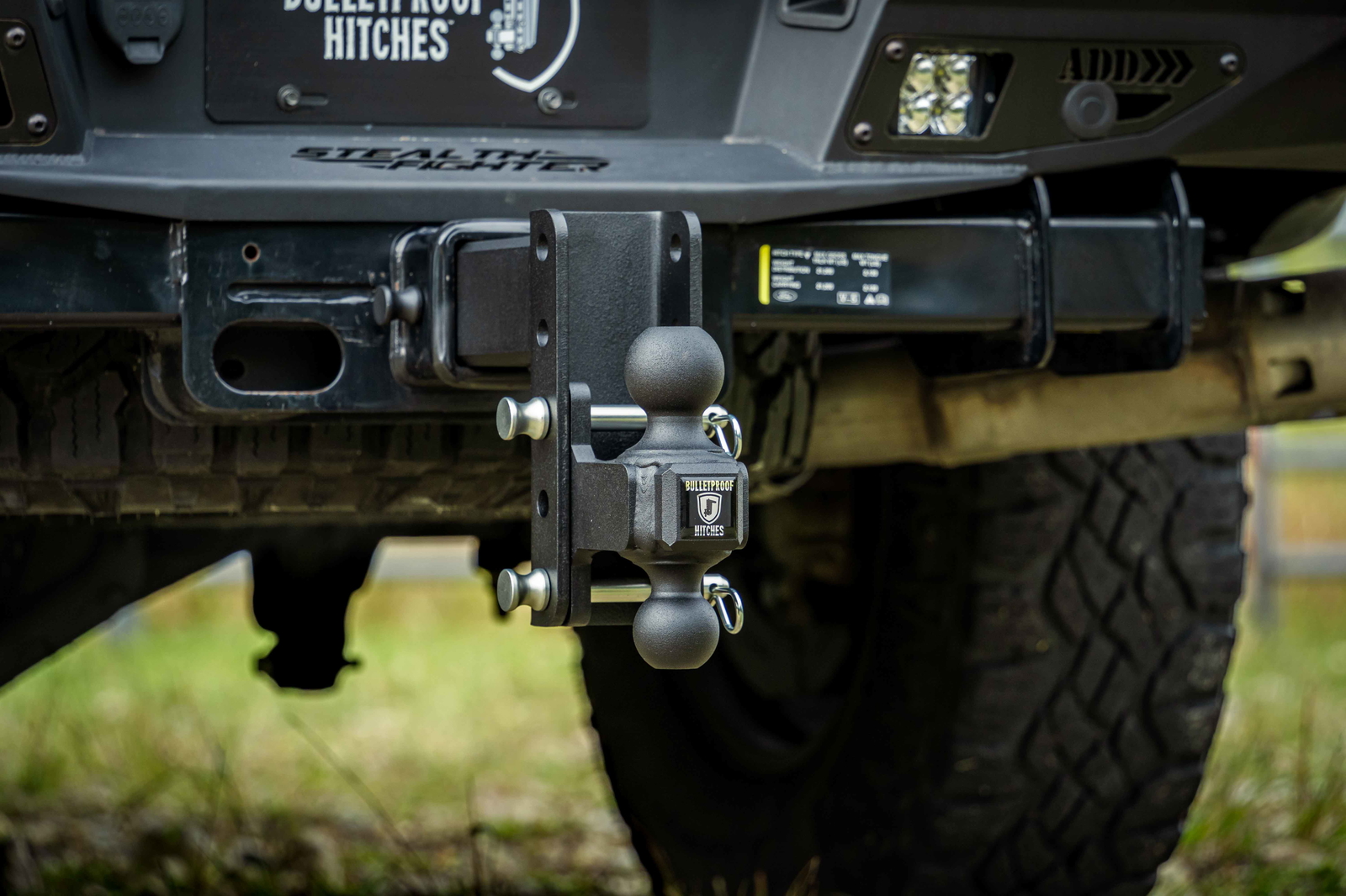BulletProof 3.0" Heavy Duty 4" Drop/Rise Hitch