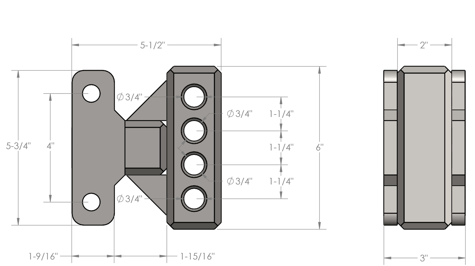 BulletProof Medium Duty Weight Distribution Adapter