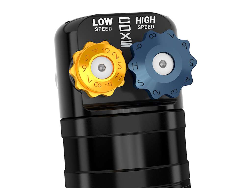 ICON 2022-2024 Toyota Tundra, 3-3.5" Lift, Rear, V.S. 2.5 Aluminum Series Shock Absorbers, Remote Reservoir w/ CDXS, Pair