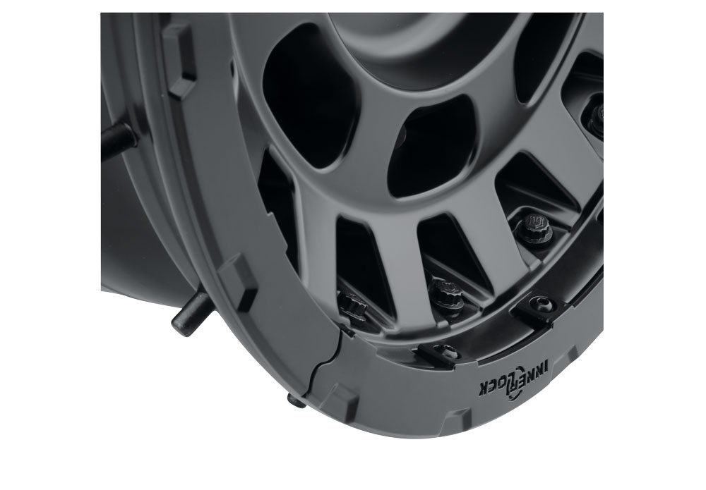 ICON Alloys Hammer Pro, Satin Black, 17 x 8.5 / 6 x 135, 6mm Offset, 5" BS