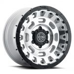 ICON Alloys Hammer Pro, Silver Machined, 17 x 8.5 / 6 x 135, 6mm Offset, 5" BS
