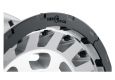 ICON Alloys Hammer Pro, Silver Machined, 17 x 8.5 / 6 x 135, 6mm Offset, 5" BS