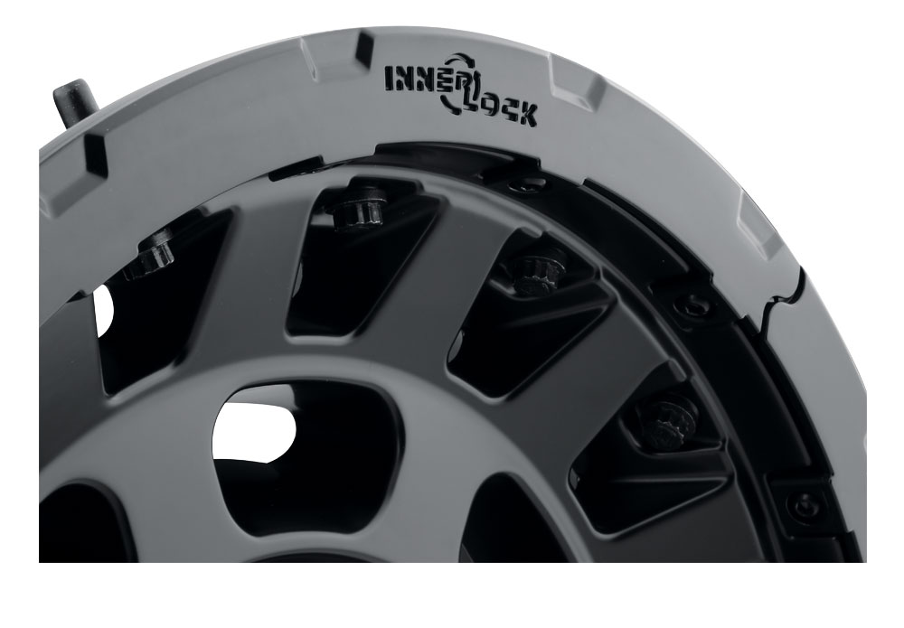 ICON Alloys Hammer Pro, Satin Black, 17 x 8.5 / 5 x 5, -6mm Offset, 4.5" BS