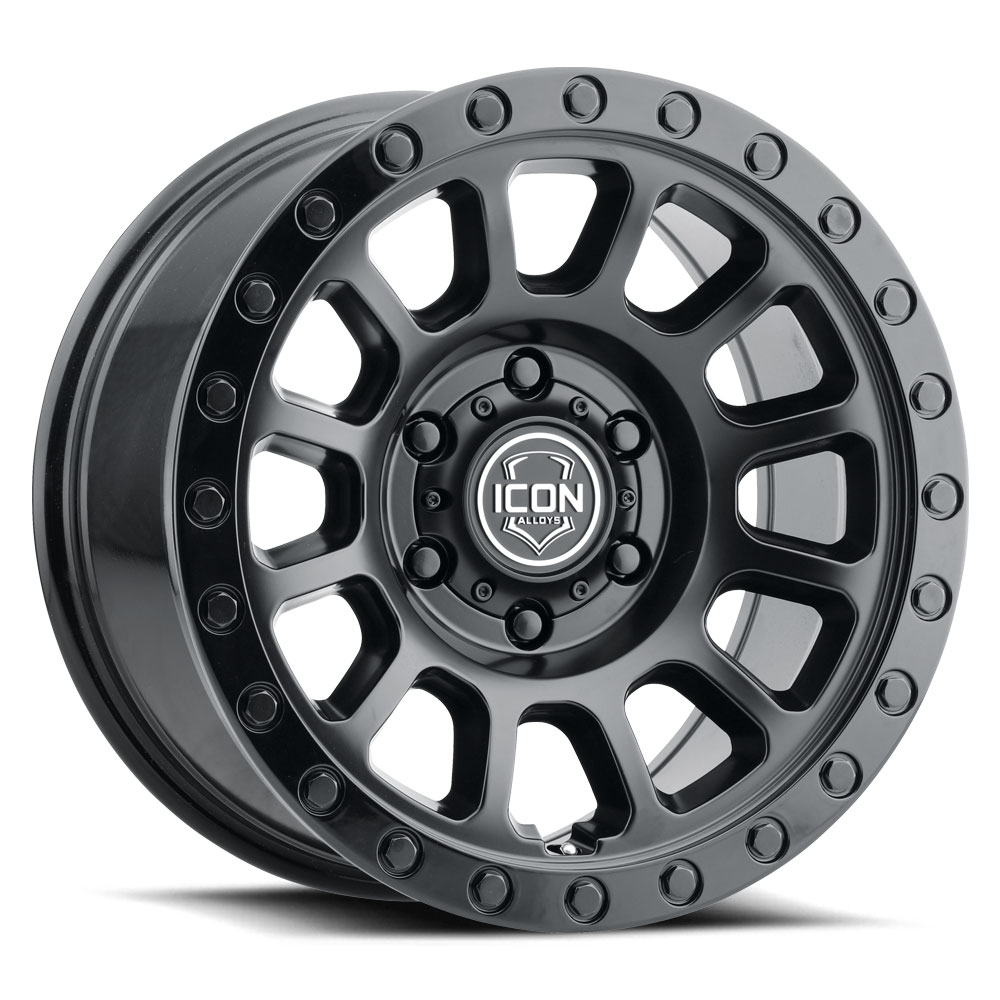ICON Alloys Hulse, Double Black, 18 x 9 / 5 x 150, 25mm Offset, 6" BS