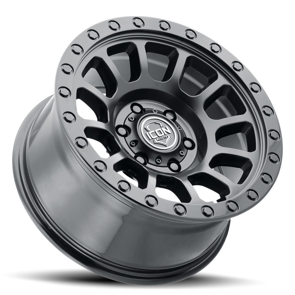 ICON Alloys Hulse, Double Black, 18 x 9 / 5 x 150, 25mm Offset, 6" BS