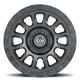 ICON Alloys Hulse, Double Black, 18 x 9 / 5 x 150, 25mm Offset, 6" BS