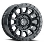 ICON Alloys Hulse, Double Black, 18 x 9 / 5 x 5, -12mm Offset, 4.5" BS
