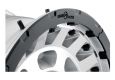ICON Alloys Hammer Pro, Silver Machined, 17 x 8.5 / 6 x 5.5, 25mm Offset, 5.75" BS