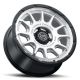 ICON Alloys Rancho, Silver Machined w/ Gloss Black Lip, 20 x 9 / 6 x 135, 16mm Offset, 5.625" BS