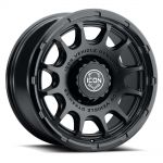 ICON Alloys Rancho, Double Black, 20 x 9 / 5 x 5, -12mm Offset, 4.5" BS