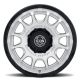 ICON Alloys Rancho, Silver Machined w/ Gloss Black Lip, 20 x 9 / 8 x 180, 12mm Offset, 5.5" BS