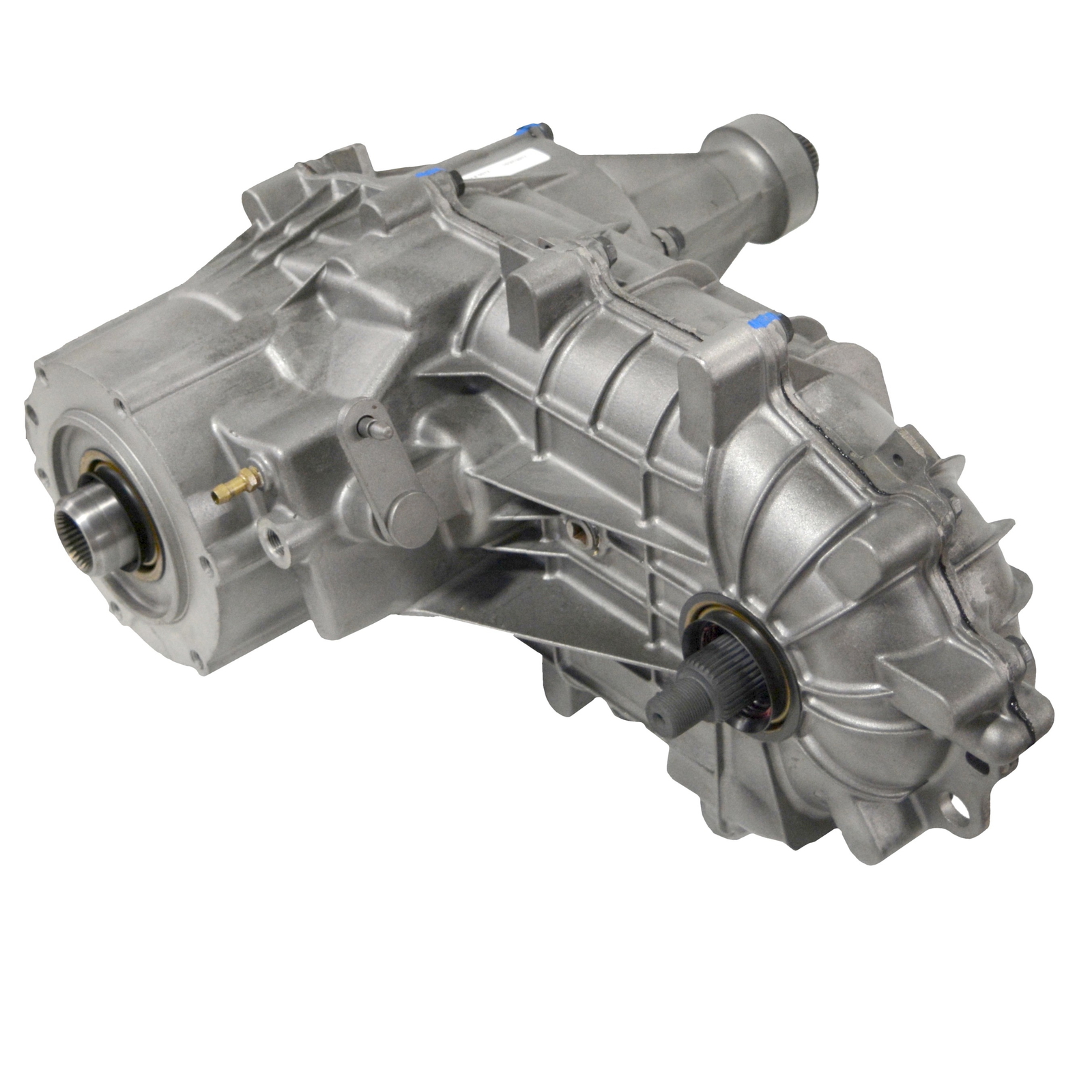 Reman BW1356 Transfer Case, 1989-1992 Ford F-150/250 Manual Shift, Press On Shift Arm, Rear Slip Yoke, Without PTO Provisions, Brown 8 Tooth Speedometer Gear