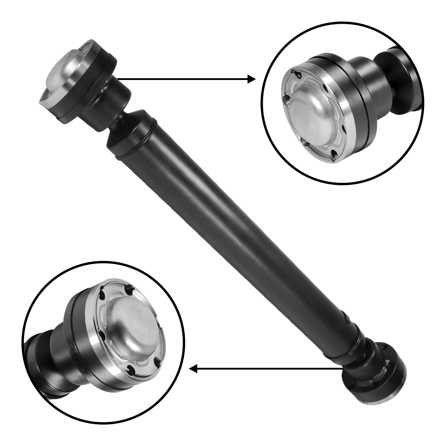 USA Standard Gear Front Driveshaft, Durango/Grand Cherokee, 23.75" FTF Collapsed