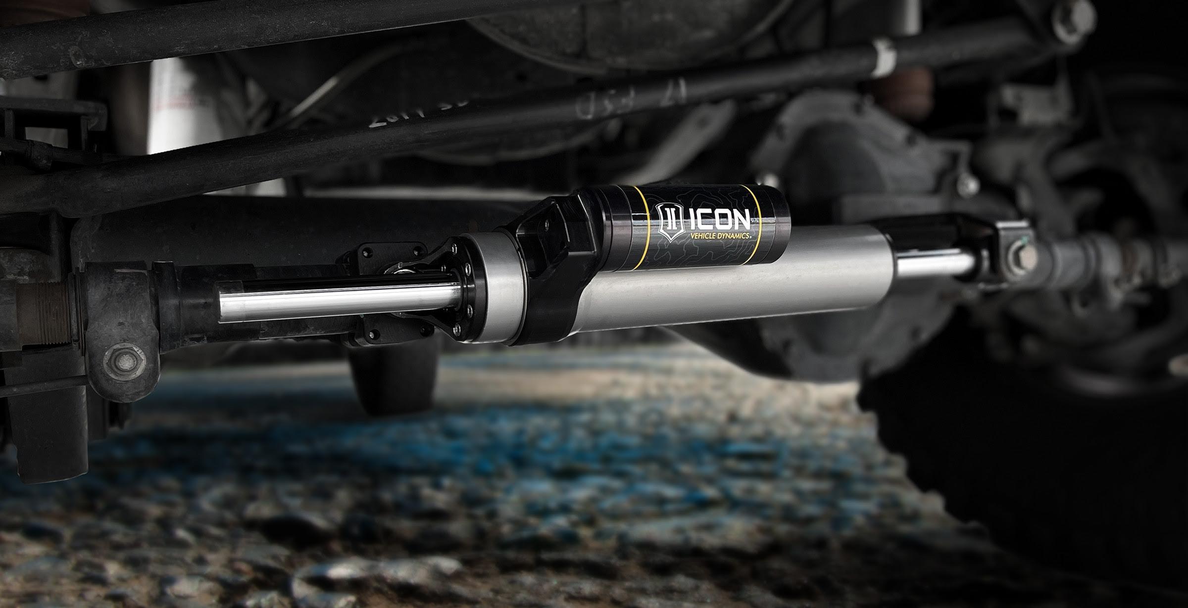 New Product: ICON 2005-22 Ford Super Duty Centerline™ 2.5 Steering Stabilizer