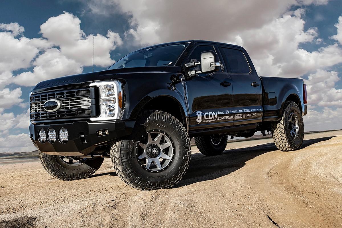 New ICON Products! 2023 Ford Super Duty 4.5in Complete Suspension Systems with Gas & Diesel Specific Applications